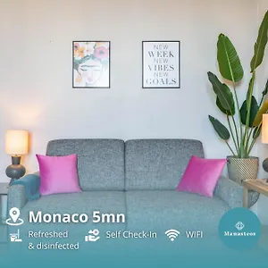  Appartamento Frontiere De Monaco - Balconnet Vue Mer - Ba Francia